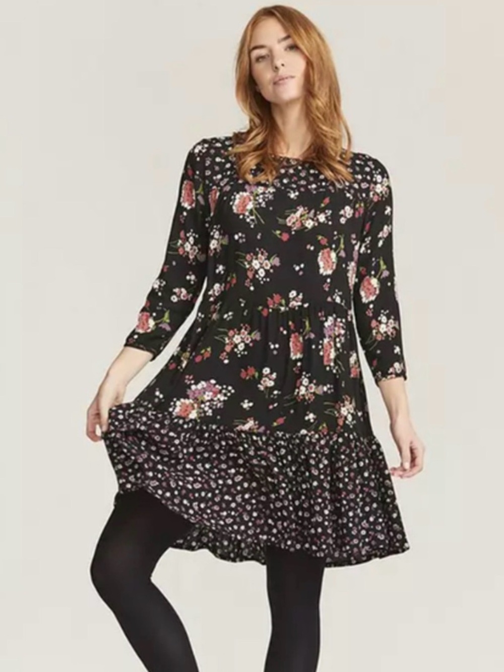 Fat Face Floral Dress Size 12 super comfy with pockets!